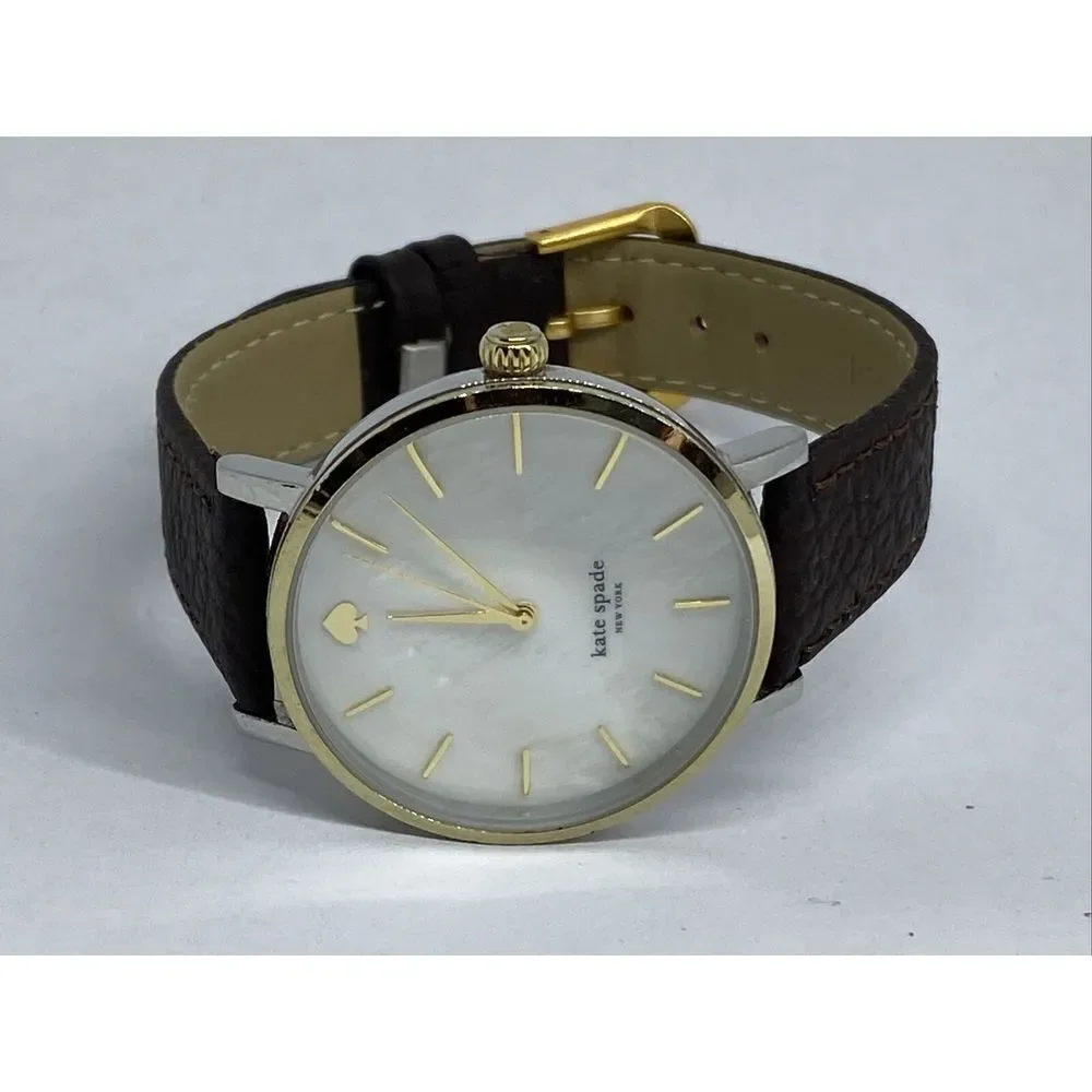 Kate Spade New York 0005 Women's Brown Leather Analog Dial Quartz Watch XX558